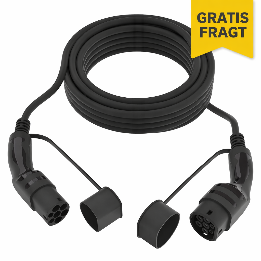 Ladekabel Type 2, 16A, 11 kW, 10 m produktbilde
