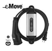DEFA eMove 6A transportabel lader 230V (6 m kabel) produktbilde