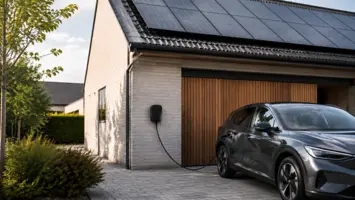 Solceller og elbil