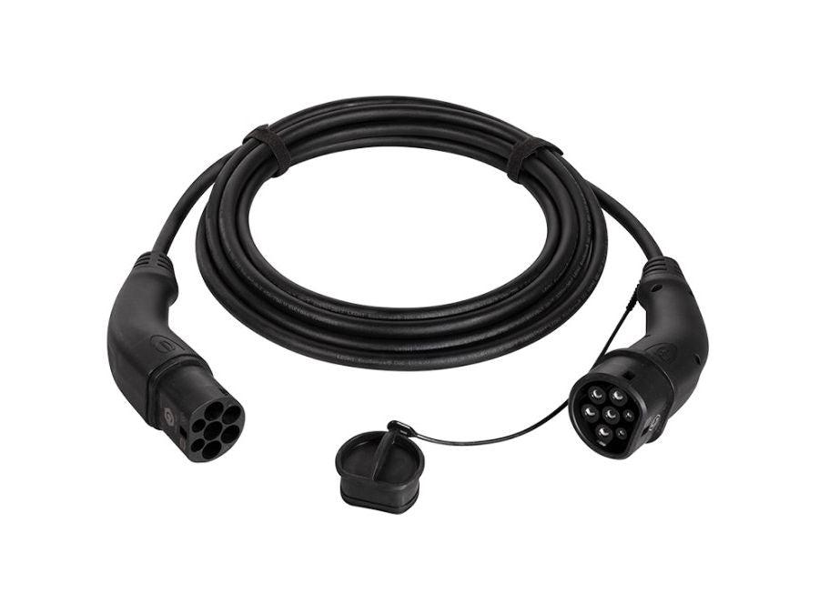 Ladekabel Type 2, 3-faset 32A 22 kW, 7,5 m produktbillede