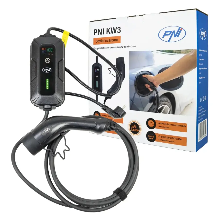 PNI KW3 Transportabel Elbiloplader 3,5 kW produktbilde